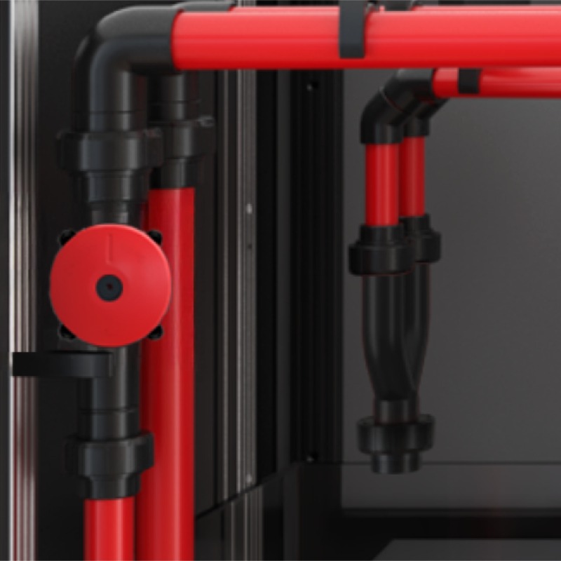 Red Sea Reefer Peninsula Verrohrung