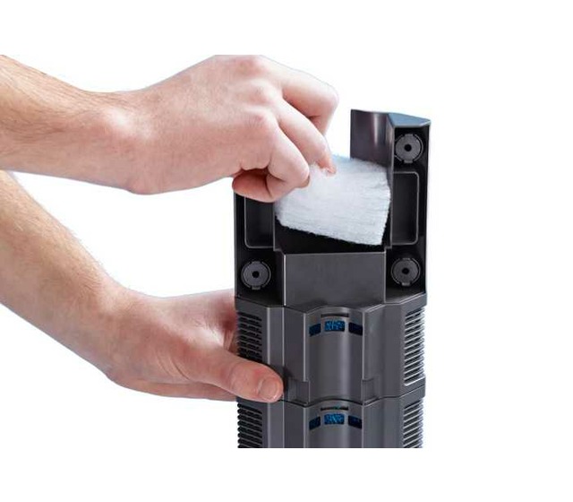 Oase BioPlu Aquarium Innenfilter besitzt eine extra Filterkammer