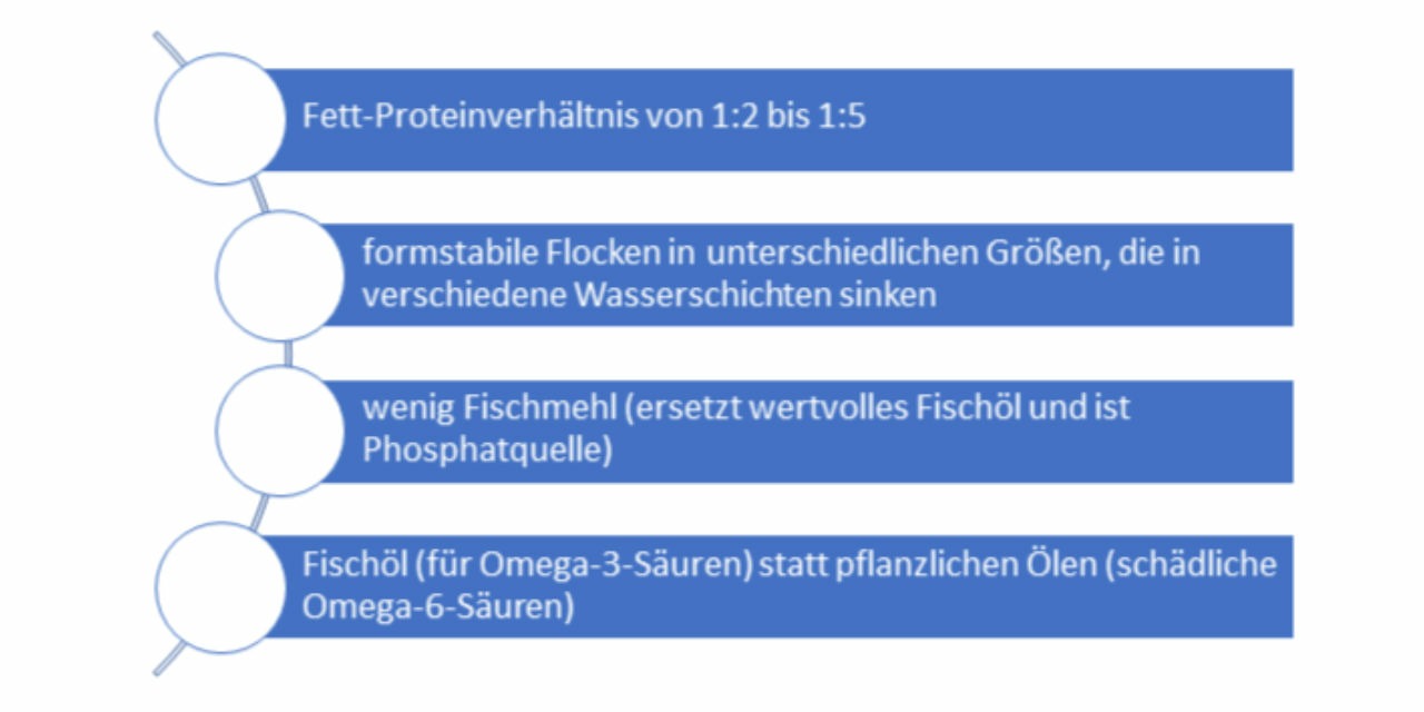 Merkmale gutes Trockenfutter f&uuml;r Fische