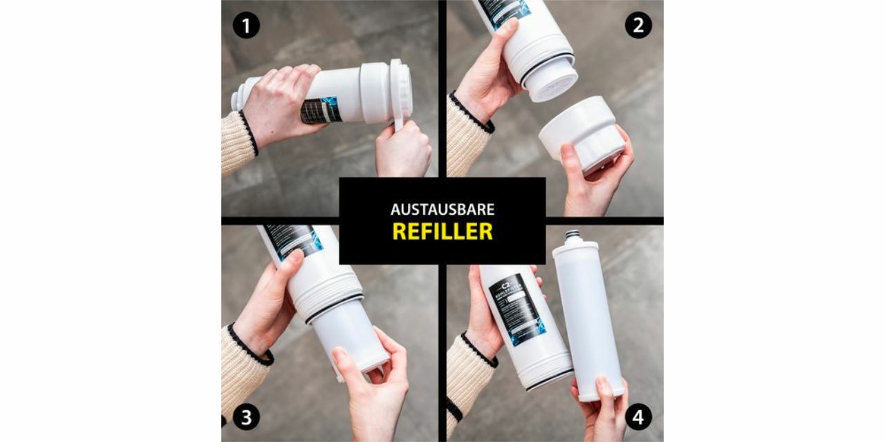 Wiederbef&uuml;llbare Kartuschen Arka myAqua 1900