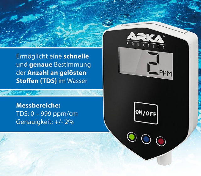 Eigenschaftes von ARKA In-Line TDS Messger&auml;t