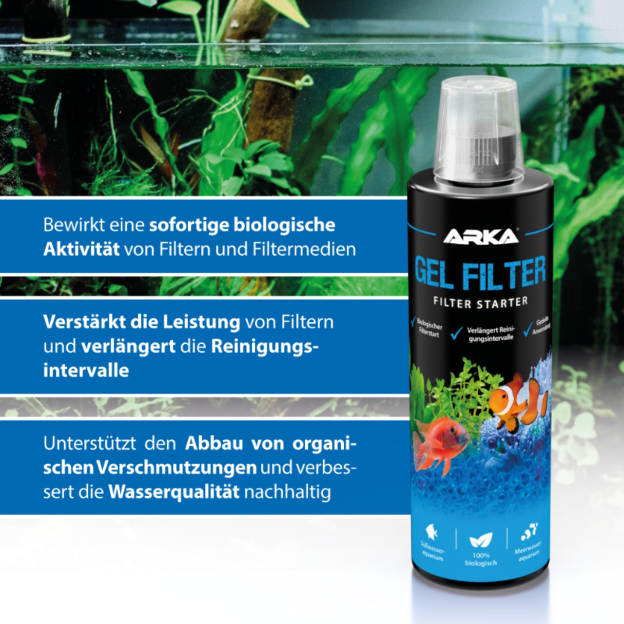Arka Gel Filter Filterstarter 473ml