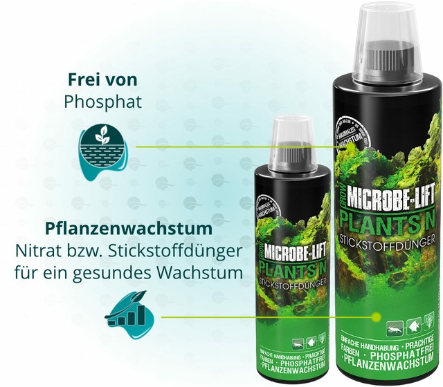 Dieses Bild zeigt die Eigenschaften von Arka Plants N - Nitratd&uuml;nger (Stickstoffd&uuml;nger)