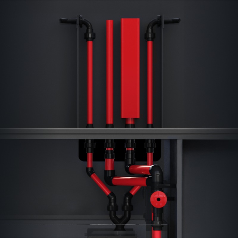Hydrodynamisch hochwertige Rohrleitungen