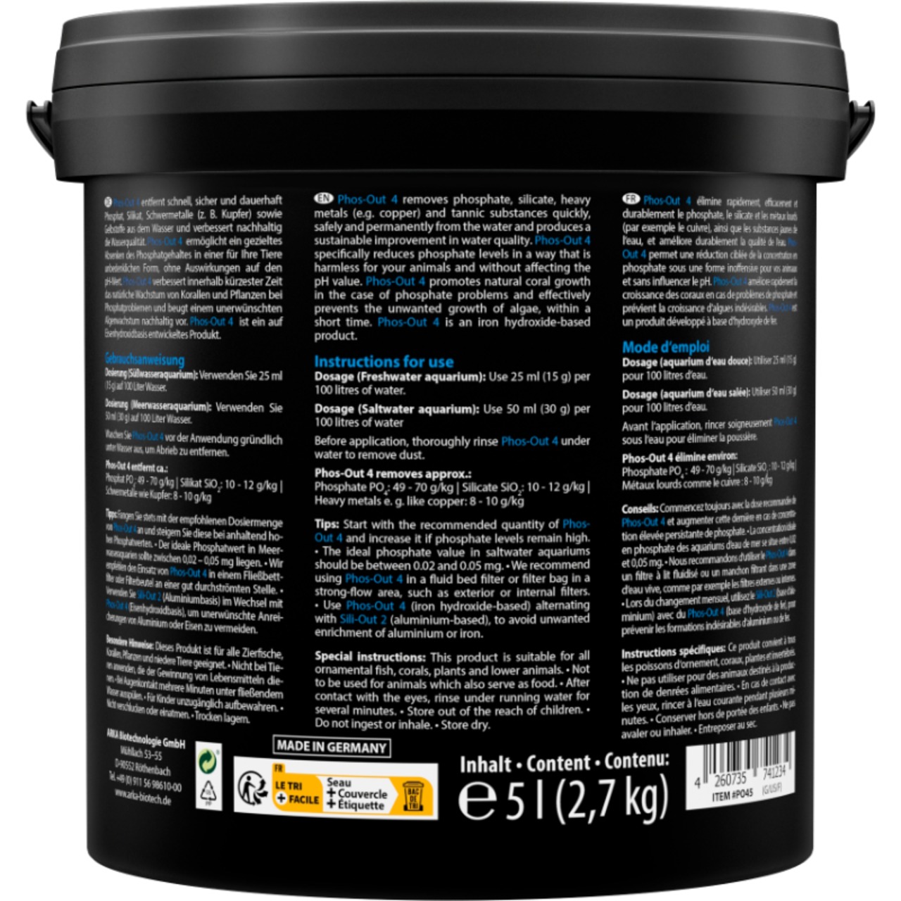Arka Teich Phos-Out 4 5000ml
