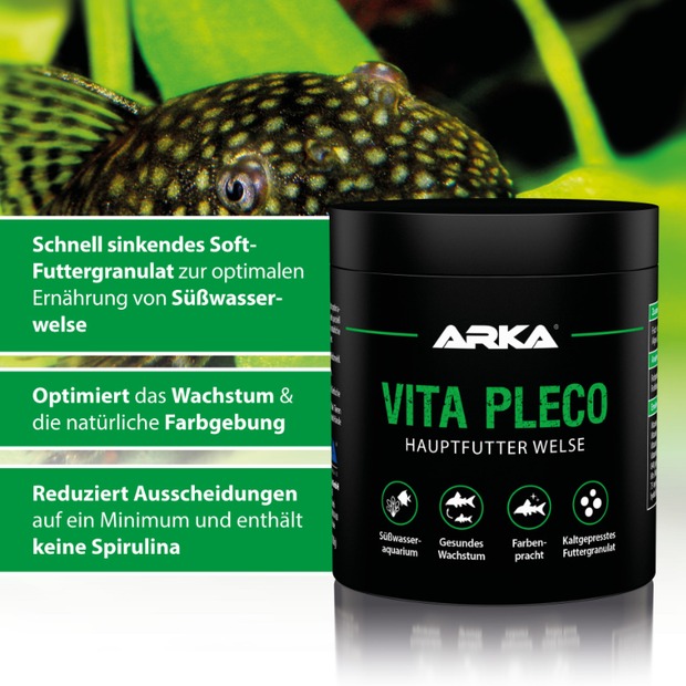 ARKA Vita Pleco Welsfutter 250 ml