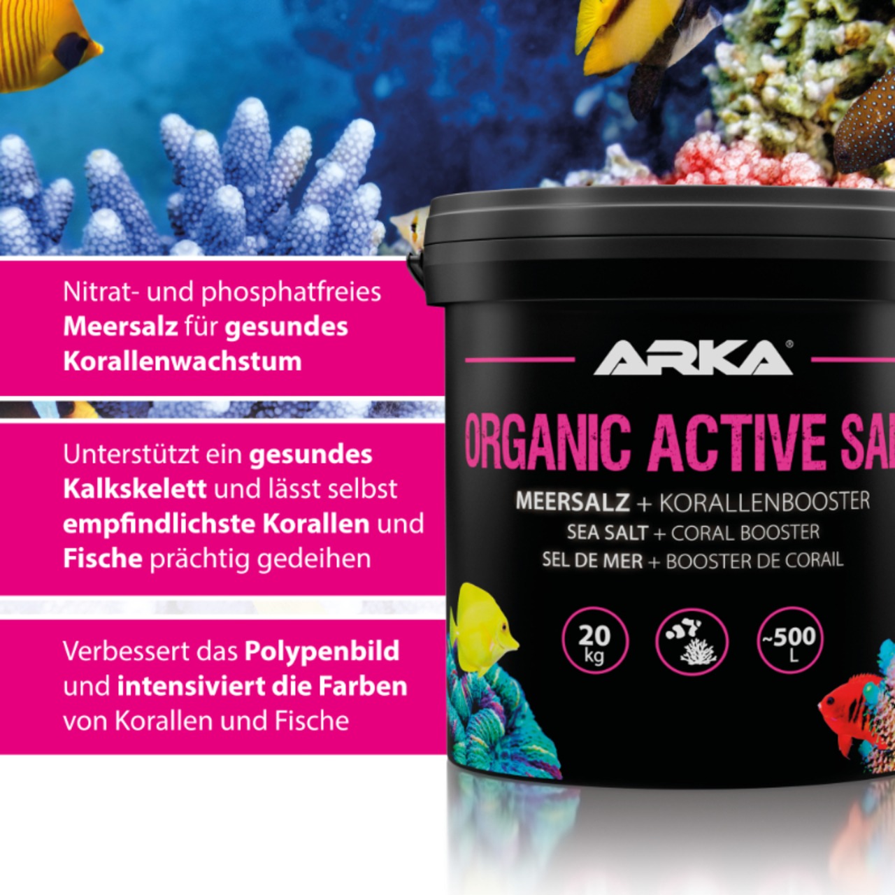 Arka Salz Organic Active 20Kg
