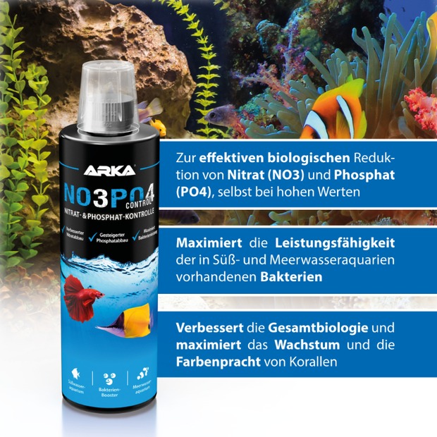 Arka NOPO Nitrat-Phosphat-Kontrolle